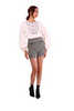 6217P - Women's Flat Front Short Pants