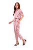 6231P - Rose Printed Straight Pants