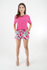 5764B - Round Neck S/S Short Front-Long Back