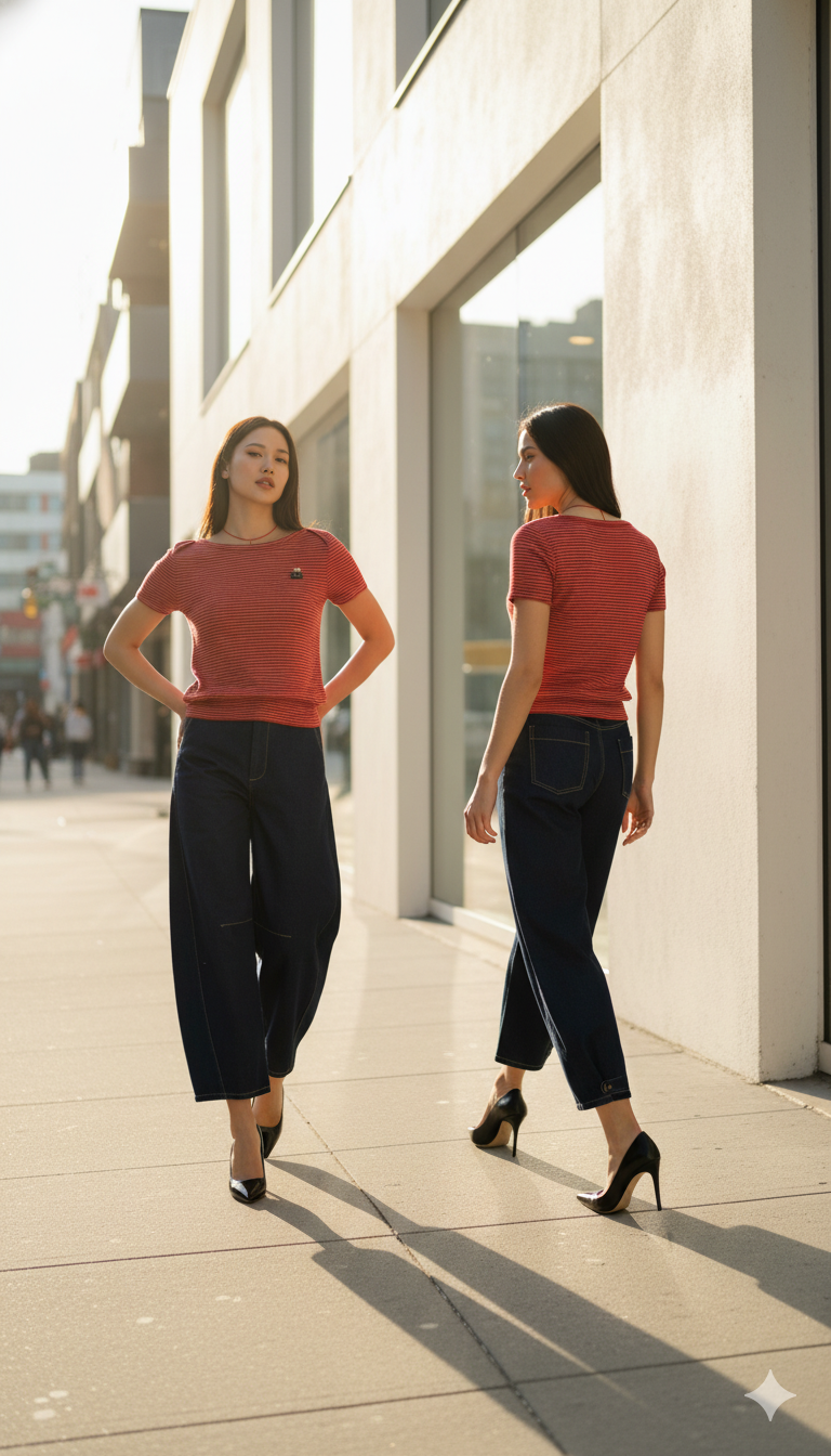 TOP 6636B Round Neck Yarn dyed T-shirt Short sleeves