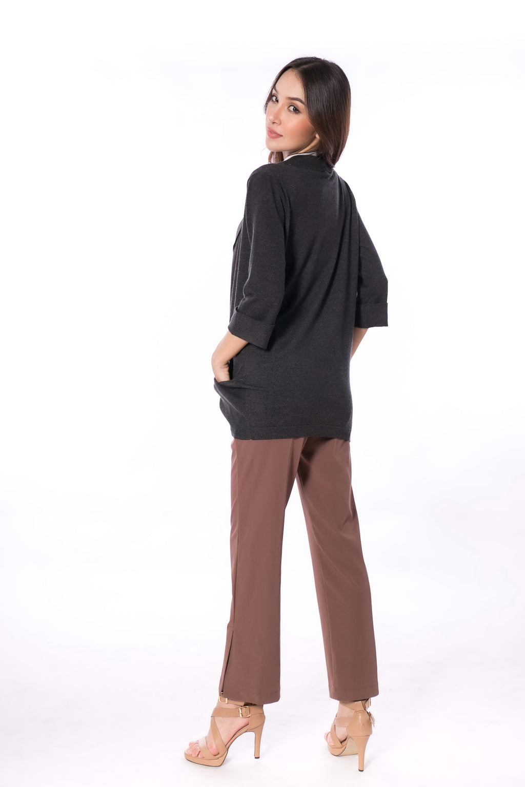5034F Blazer Flat knit