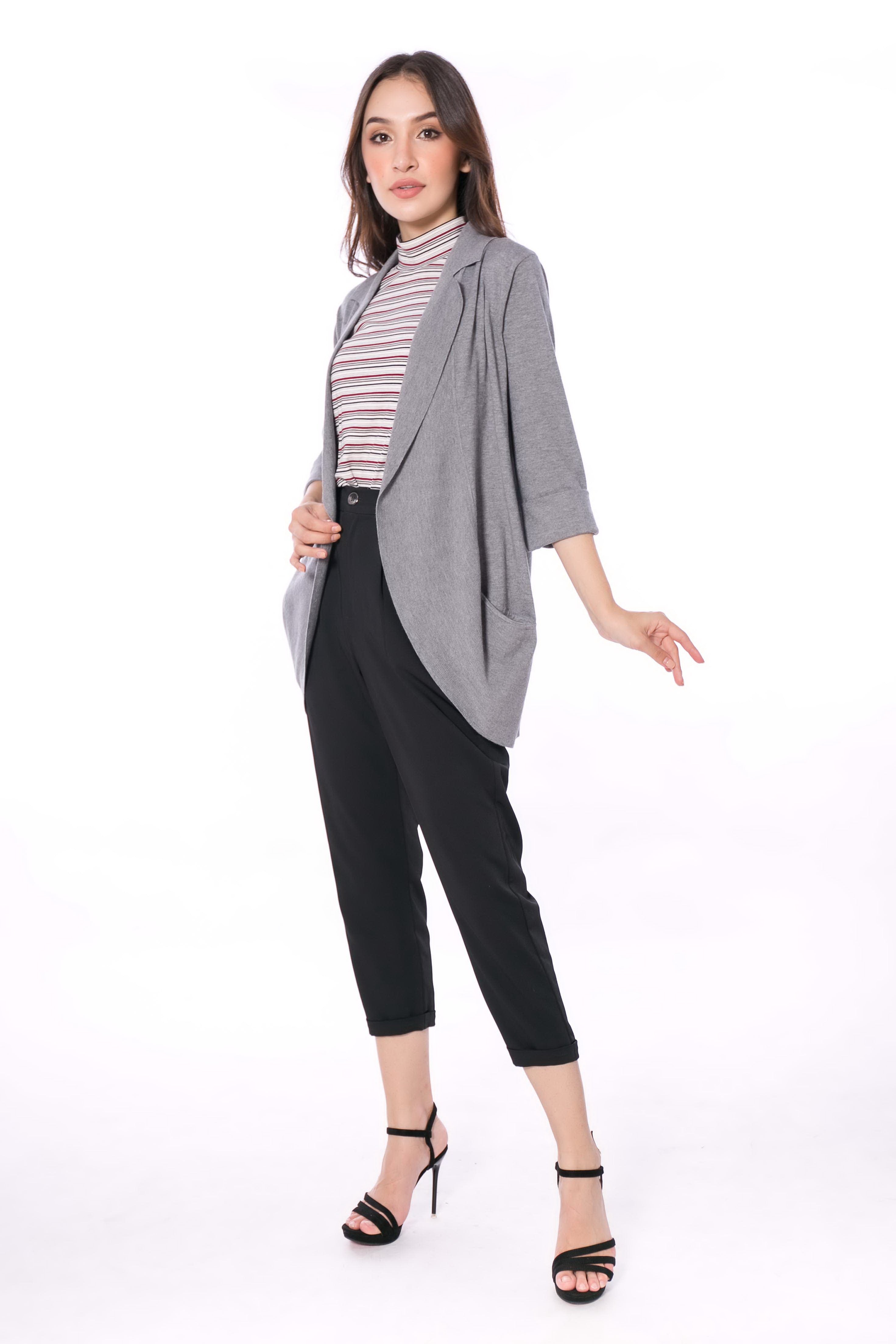 5034F Blazer Flat knit