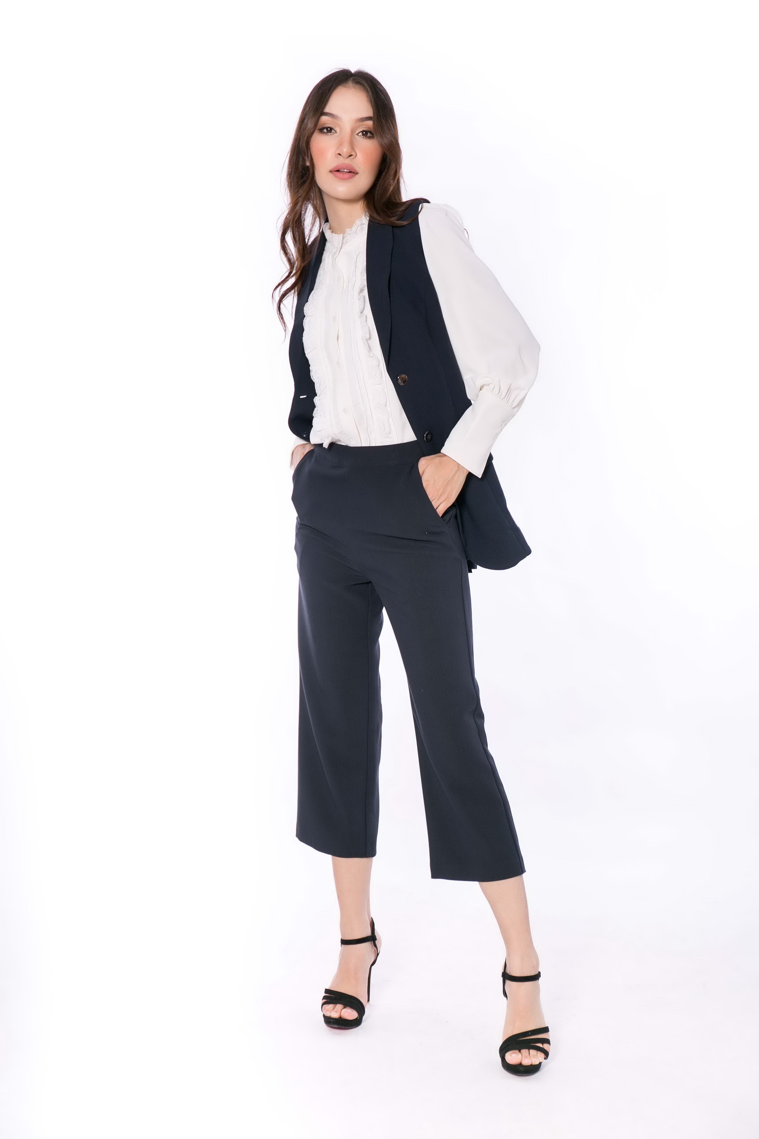 5047P Wide Crop Culotte