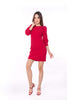 5049D Puffed Sleeve Short Dress