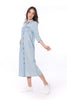 5084D Denim Dress Shirt Bio Bleach Light Blue