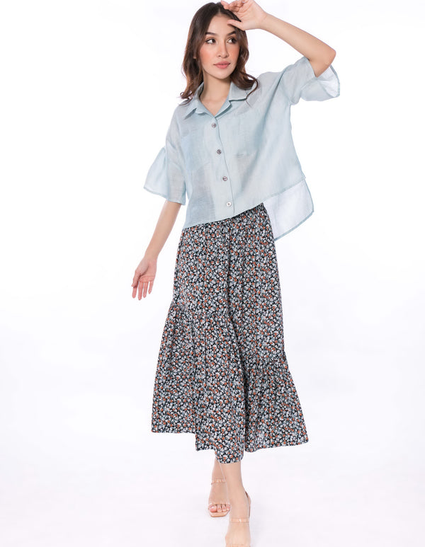 6011K Ruffed Fair Skirt