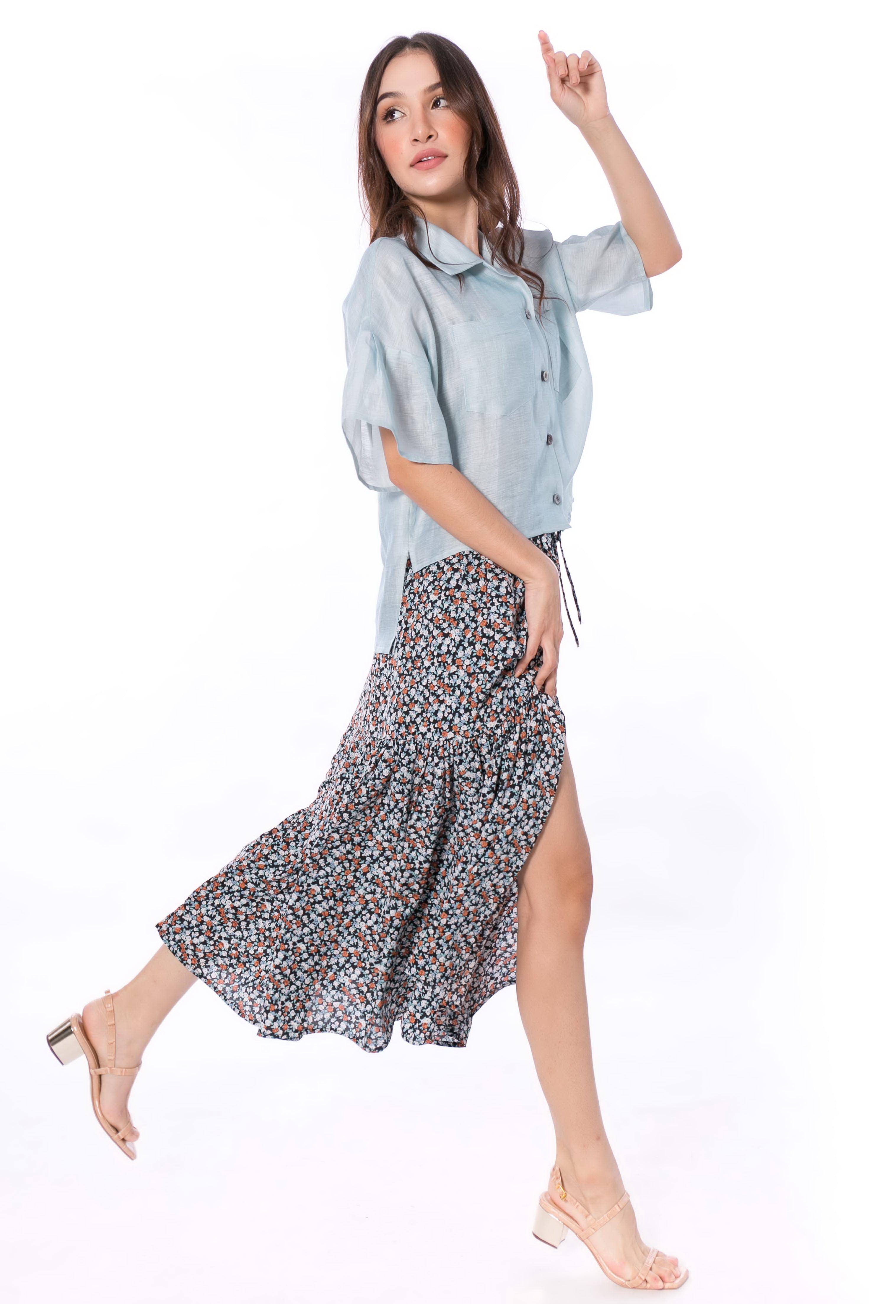 6011K Ruffed Fair Skirt