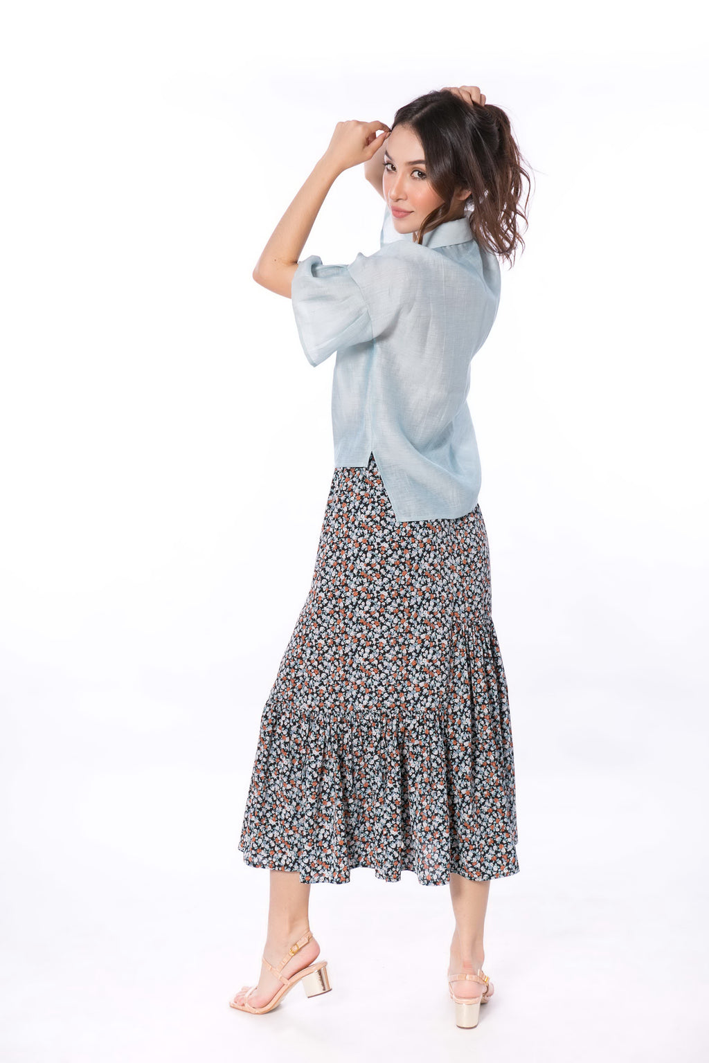 6011K Ruffed Fair Skirt