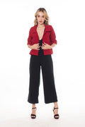 5138J Short Jacket Vintage Style Folding Arms Three Quarter Length Swipe Under Chest