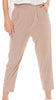 5184P Semi Pleat Tuck At High Waist Pants