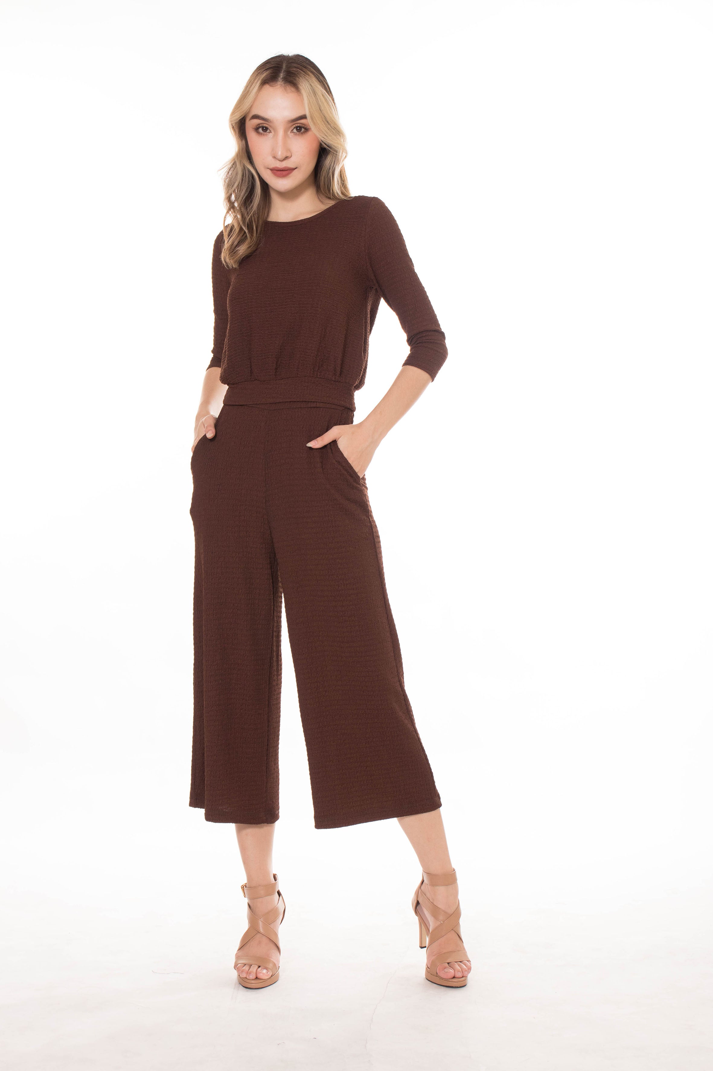 5213P High Waist Culottes Pants