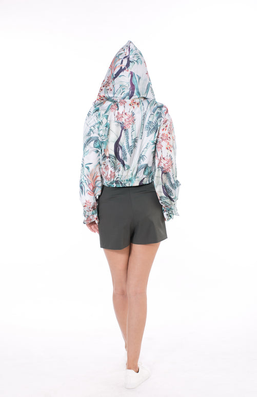 6019J Tropical Hoodie Jacket Long Sleeve