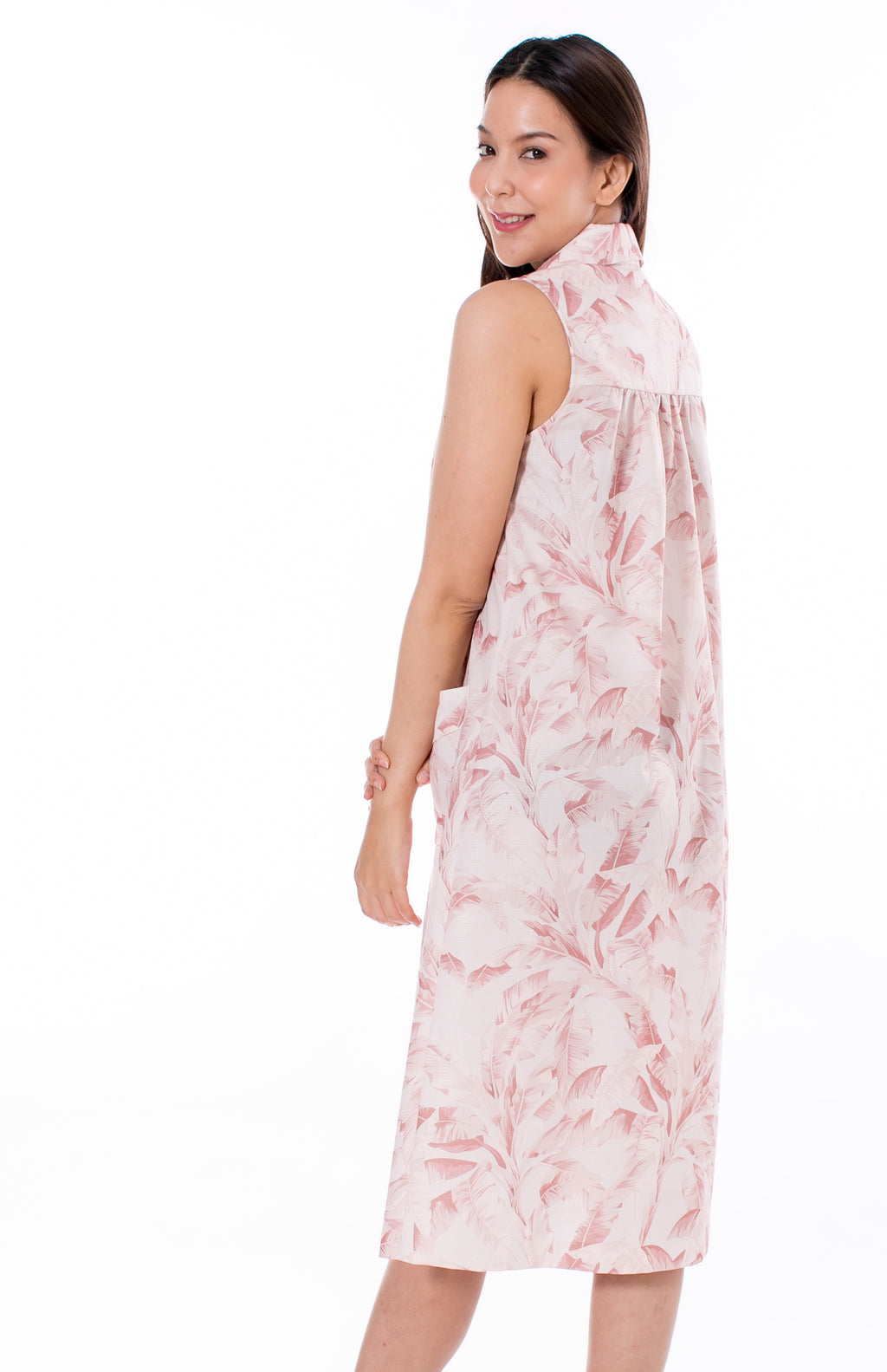 6027D Safari Loose Dress Sleeveless