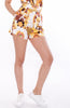 6034P Tuck At High Waist Shorts