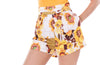 6034P Tuck At High Waist Shorts