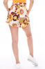 6034P Tuck At High Waist Shorts