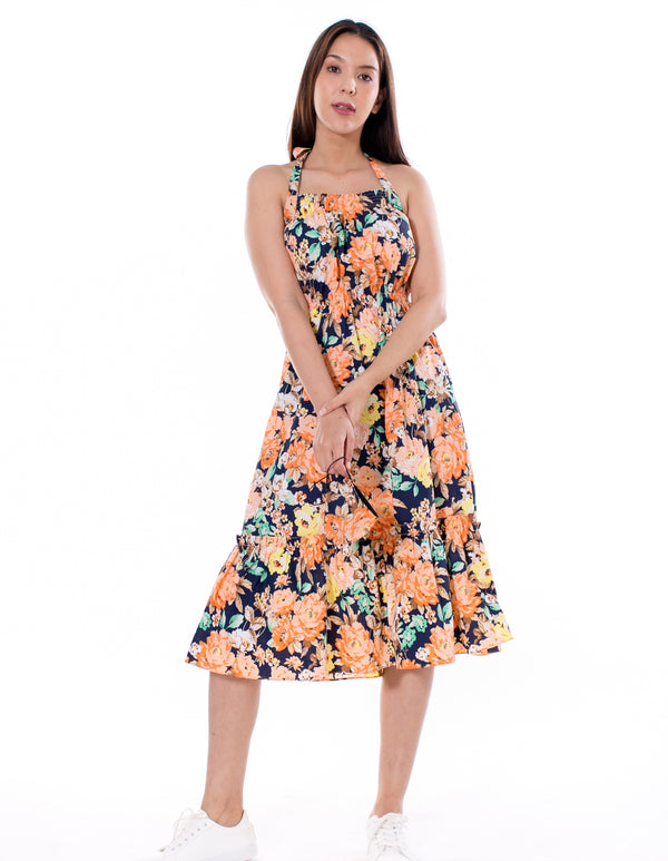 6031D Halter Summer Dress