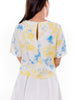 5099B Embroidery Blouse In Tie Dyed printed