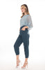 5176P High Waist Pants Semi Pleated Tapered Shape With 2 Side Pocket